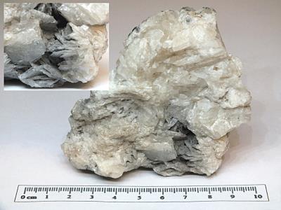Baryte, Pen y Clun. (CWO) Bill Bagley Rocks and Minerals